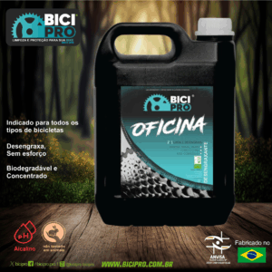 Desengraxante OFICINA - 5 Litros - pH Alcalino - Biodegradável